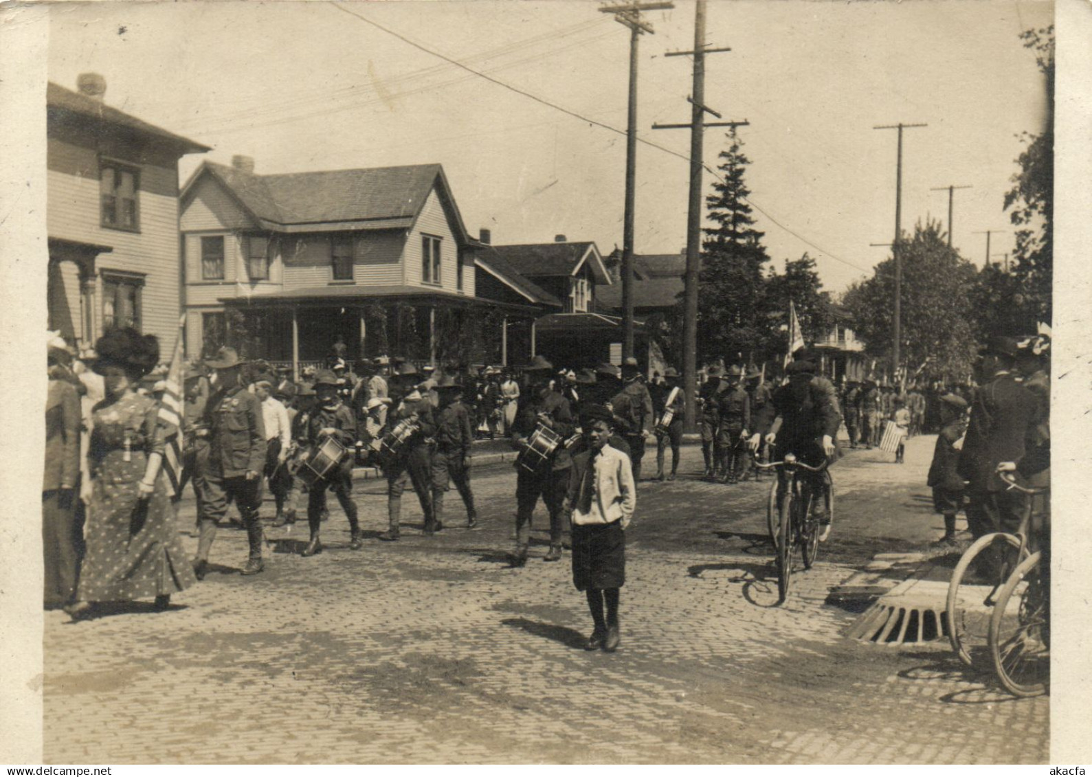 PC US, WI, KENOSHA, DECORATION DAY 1912, REAL PHOTO POSTCARD (b6666)