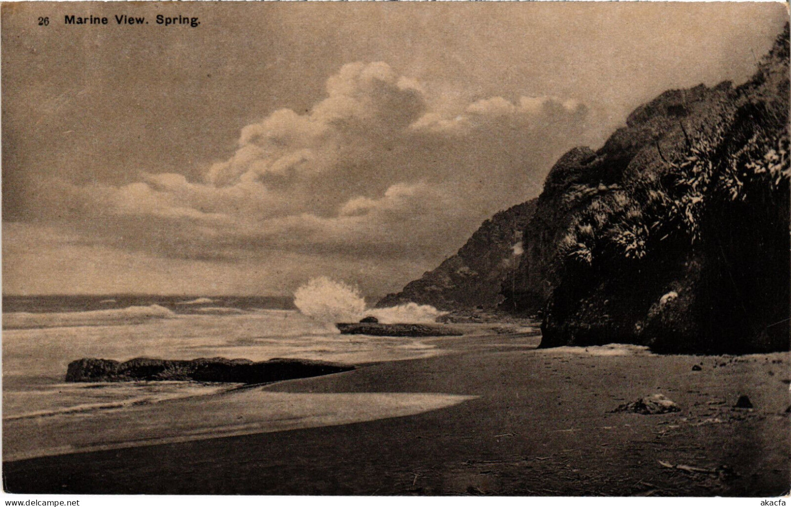 PC VIRGIN ISLANDS MARINE VIEW SPRING Vintage Postcard (b52260)