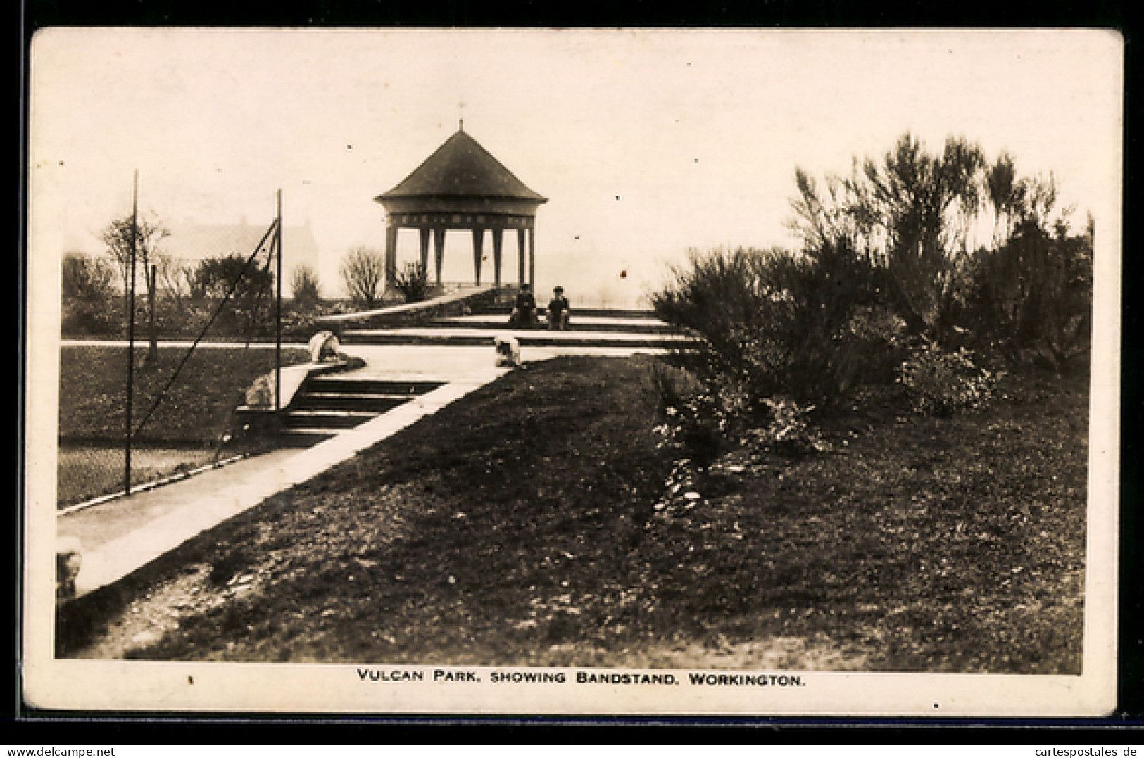 Pc Workington, Vulcan Park, showing bandstand