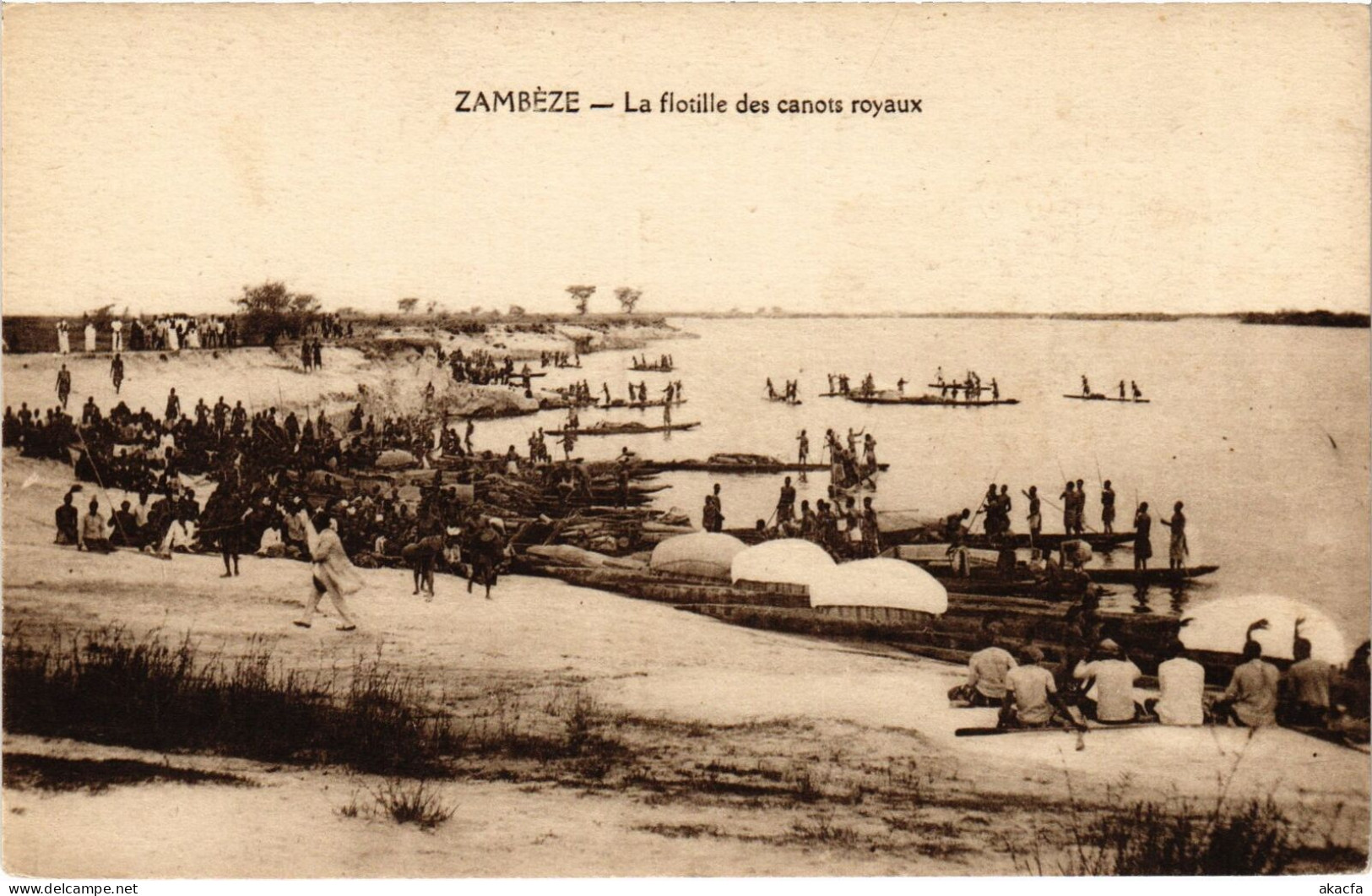 PC ZAMBIA LA FLOTILLE DES CANOTS ROYAUX (a53498)