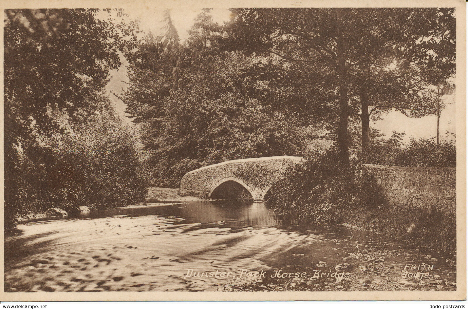 PC02111 Dunster. Pack Horse Bridge. Frith