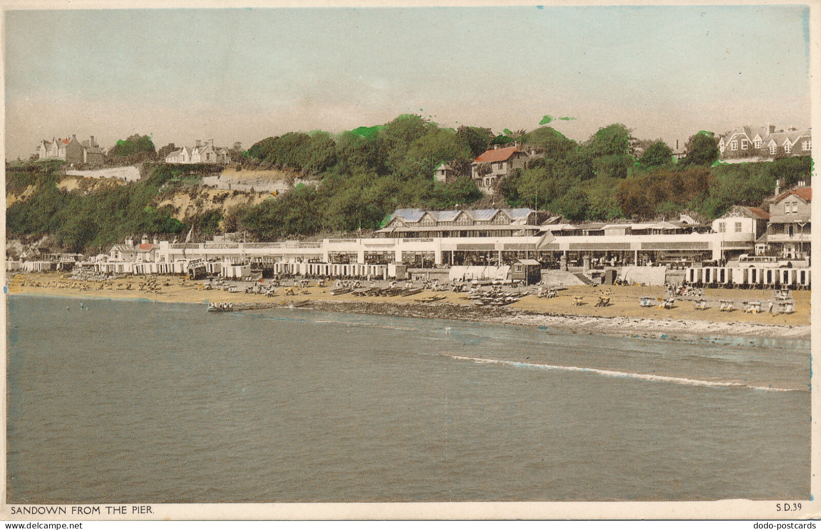 PC03794 Sandown from the Pier. Nigh