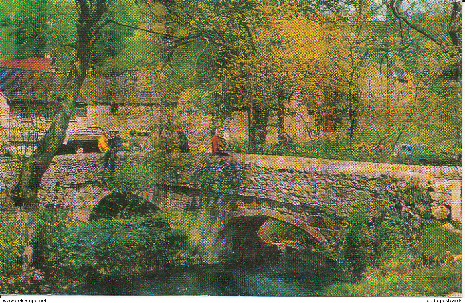 PC06417 The Pack Horse Bridge. Mill Dale. Salmon