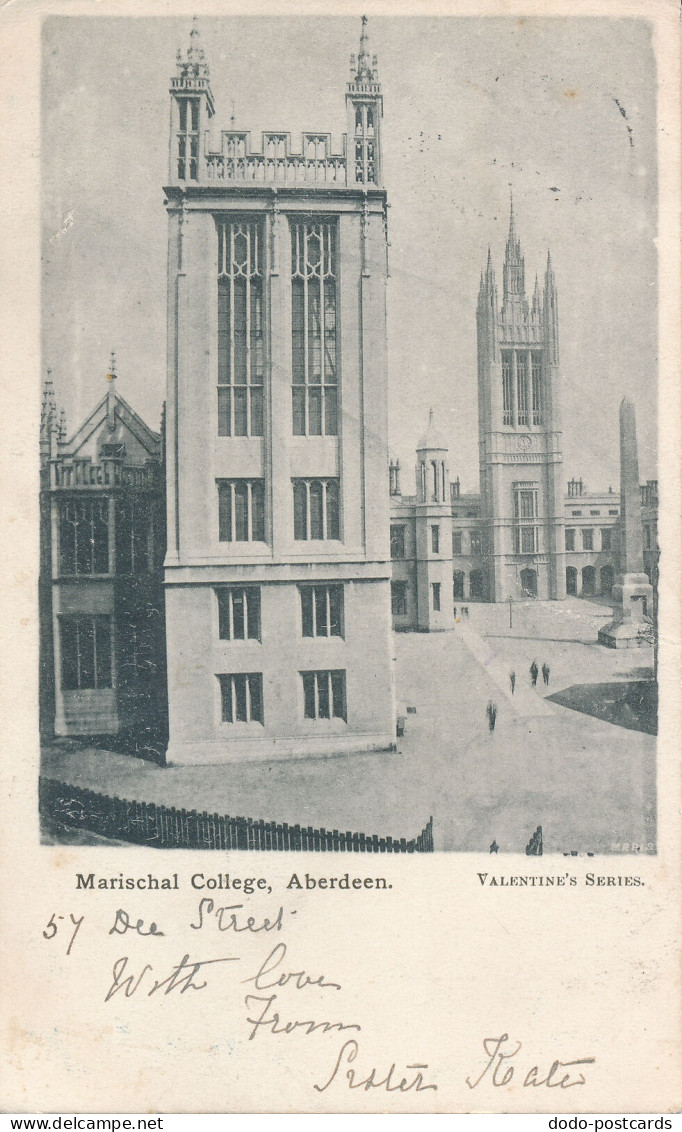 PC13995 Marischal College. Aberdeen. Valentine