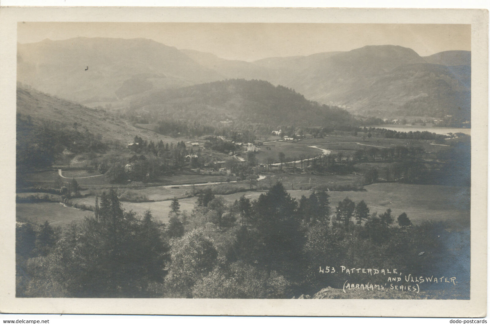 PC15050 Patterdale and Ullswater. Abraham. No 453. RP