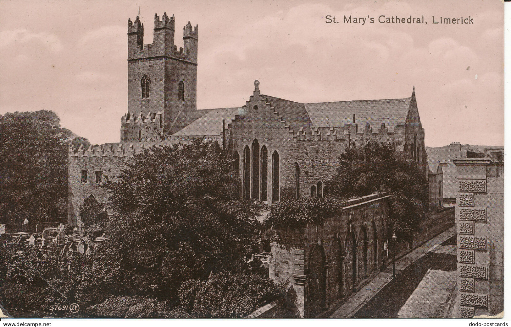 PC21188 St. Marys Cathedral. Limerick. Valentine. No 37691