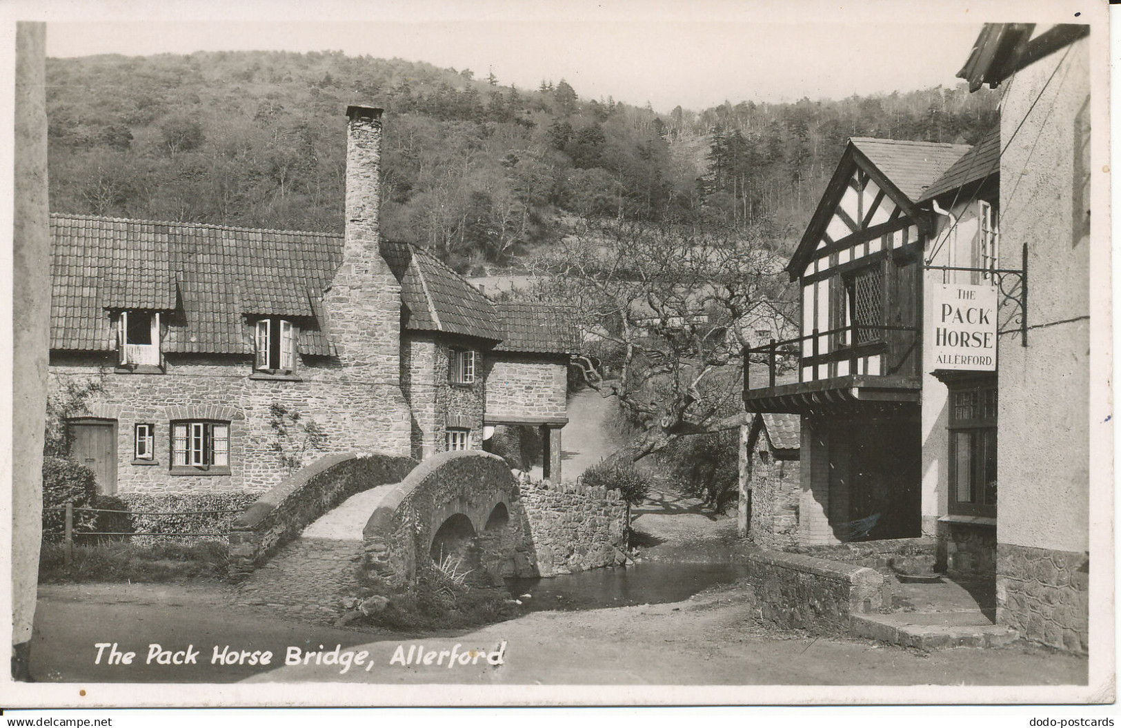 PC26490 The Pack Horse Bridge. Allerford. Nelson Horton. RP
