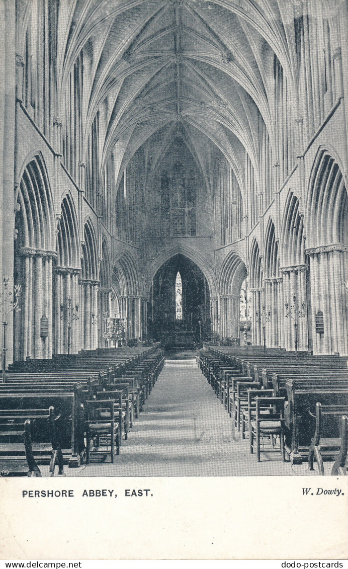 PC26522 Pershore Abbey. East. W. Dowty