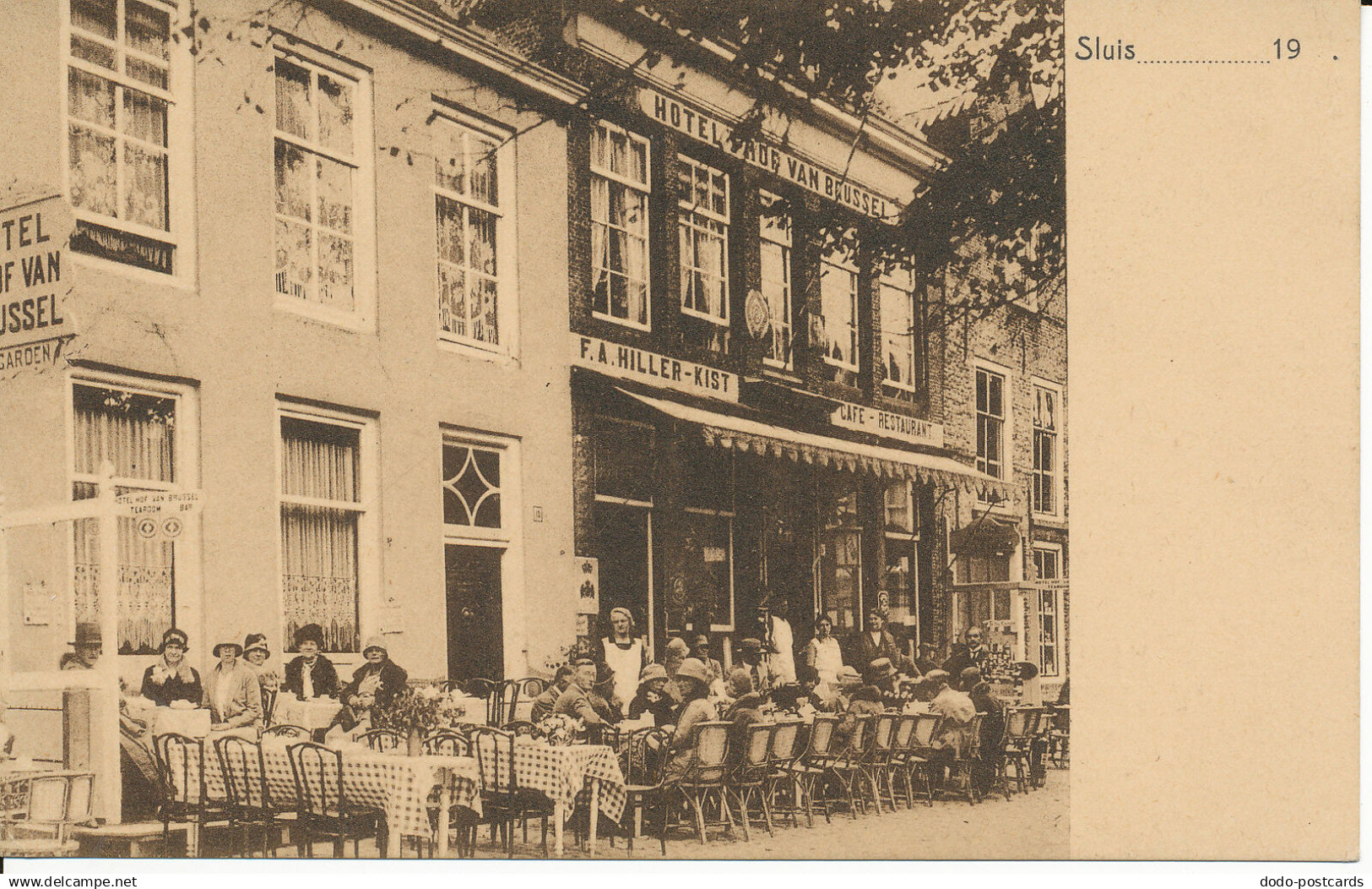 PC29588 Hillers Hotel T Hof Van Brussel. But Terneuzen. Nels