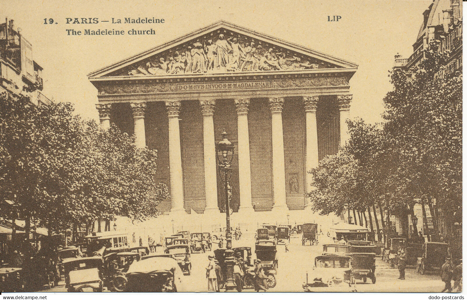 PC32244 Paris. The Madeleine Church. J. Cormault. No 19