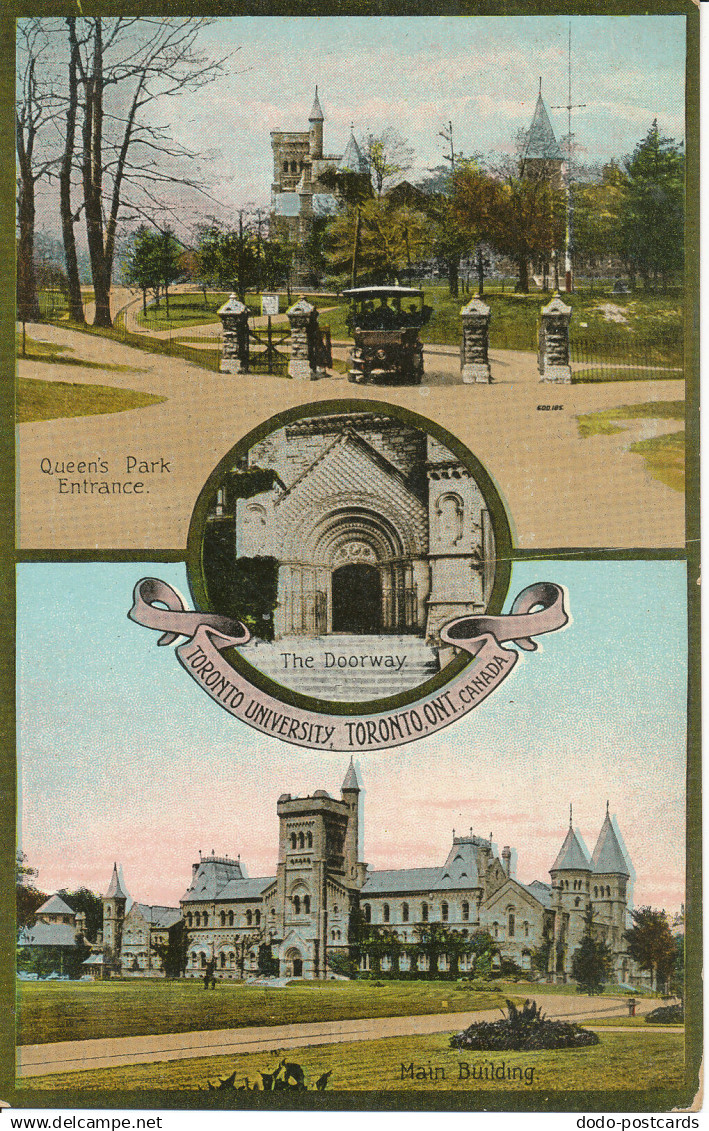PC33551 Toronto University. Toronto. Ont. Canada. Multi view. Valentine