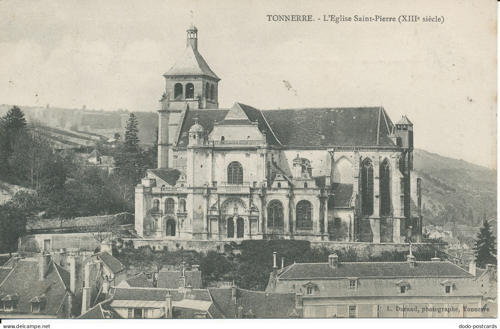 PC33842 Tonnerre. L Eglise Saint Pierre. L. Durand. 1907