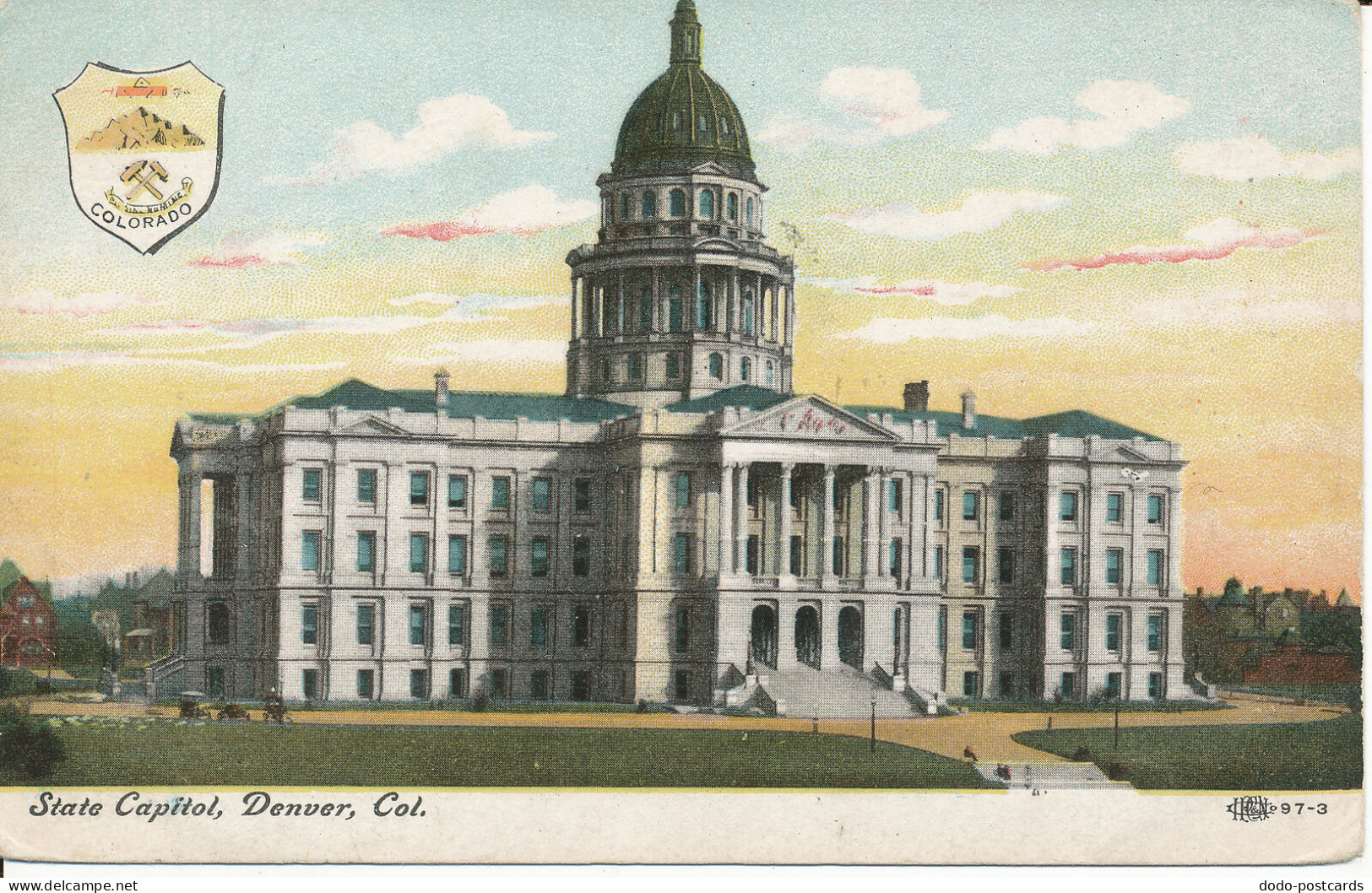 PC34359 State Capitol. Denver. Col. 1910