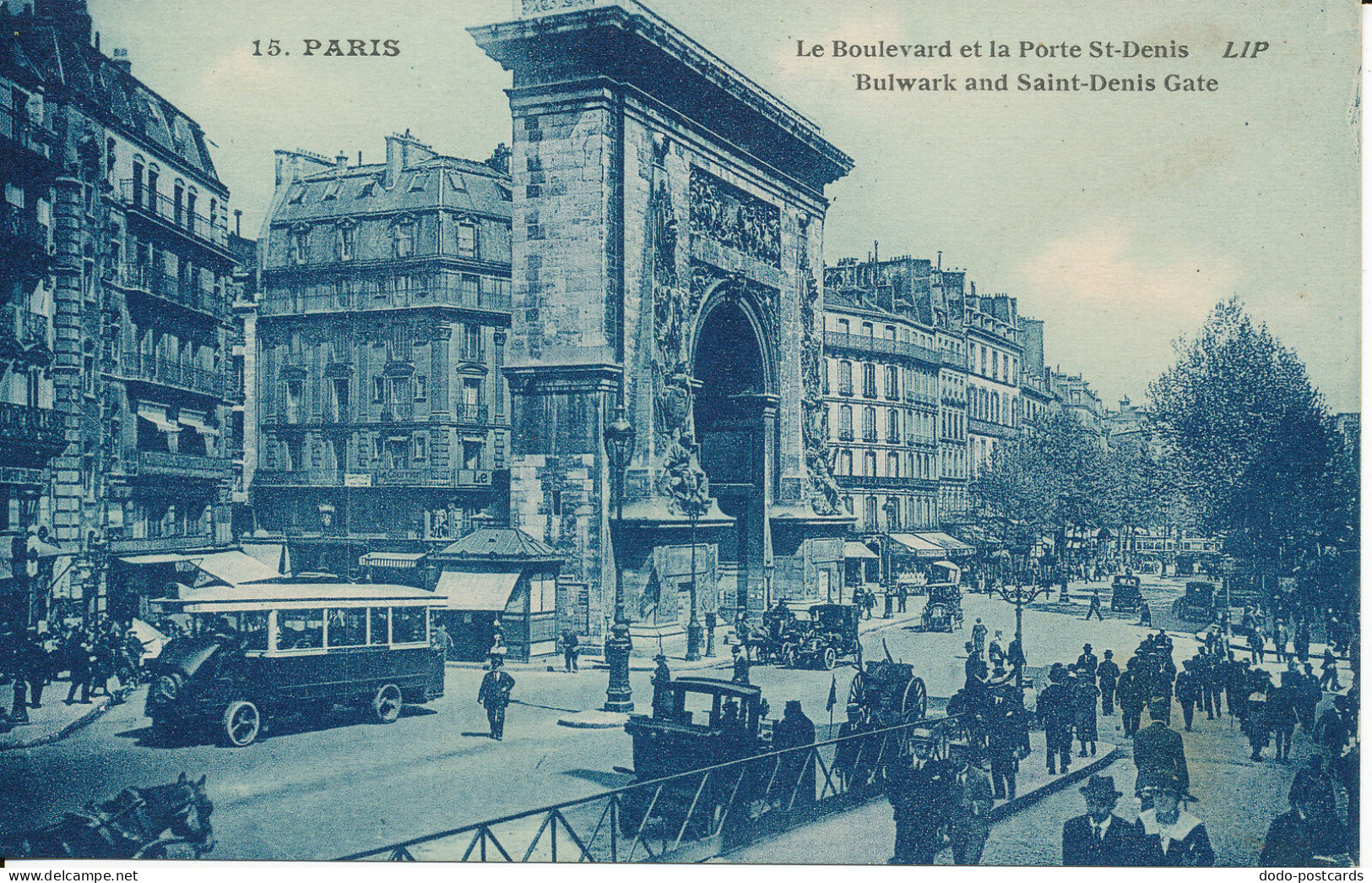 PC39288 Paris. Bulwark and Saint Denis Gate. J. Cormault. No 15