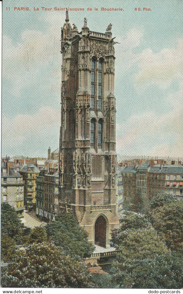 PC39481 Paris. La Tour Saint Jacques de la Boucherie. ND No 11