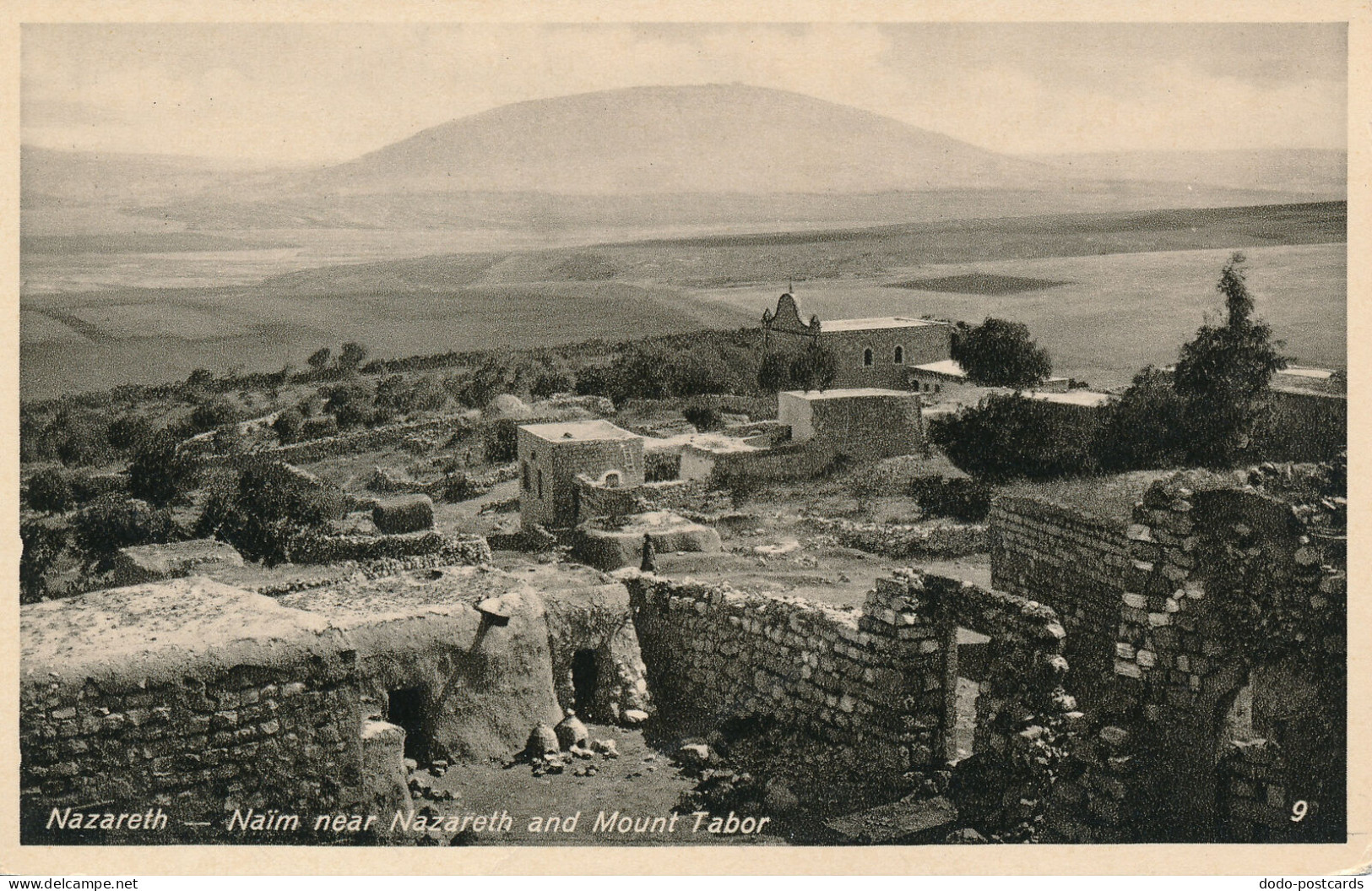 PC41085 Nazareth. Naim Near Nazareth and Mount Tabor. B. Hopkins