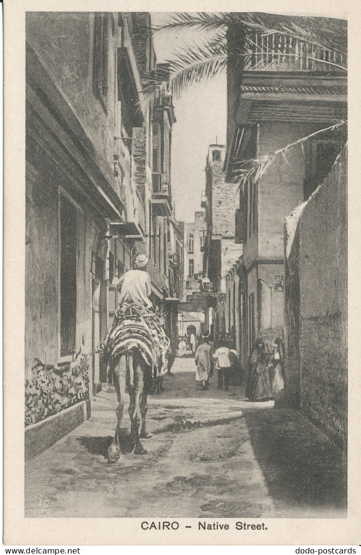 PC47356 Cairo. Native Street. Cairo Postcard. Serie 629
