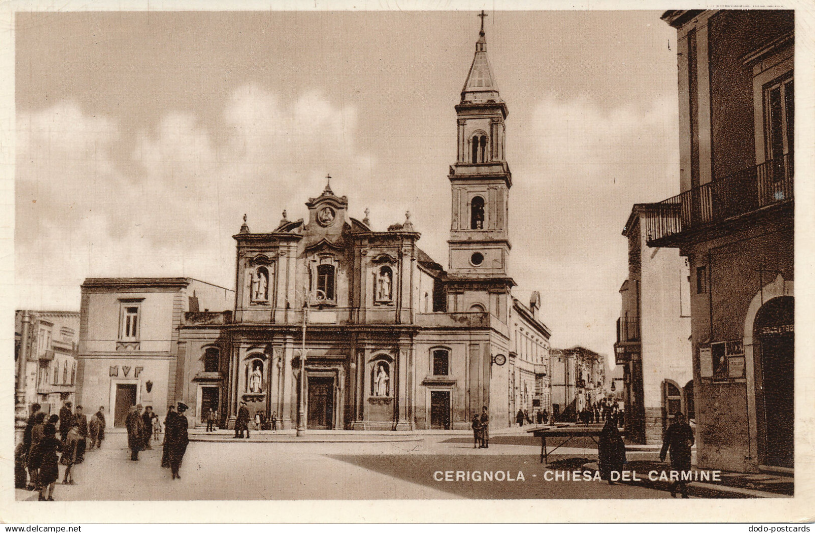 PC52557 Cerignola. Chiesa del Carmine. Giuseppe Lapiccirella. RP