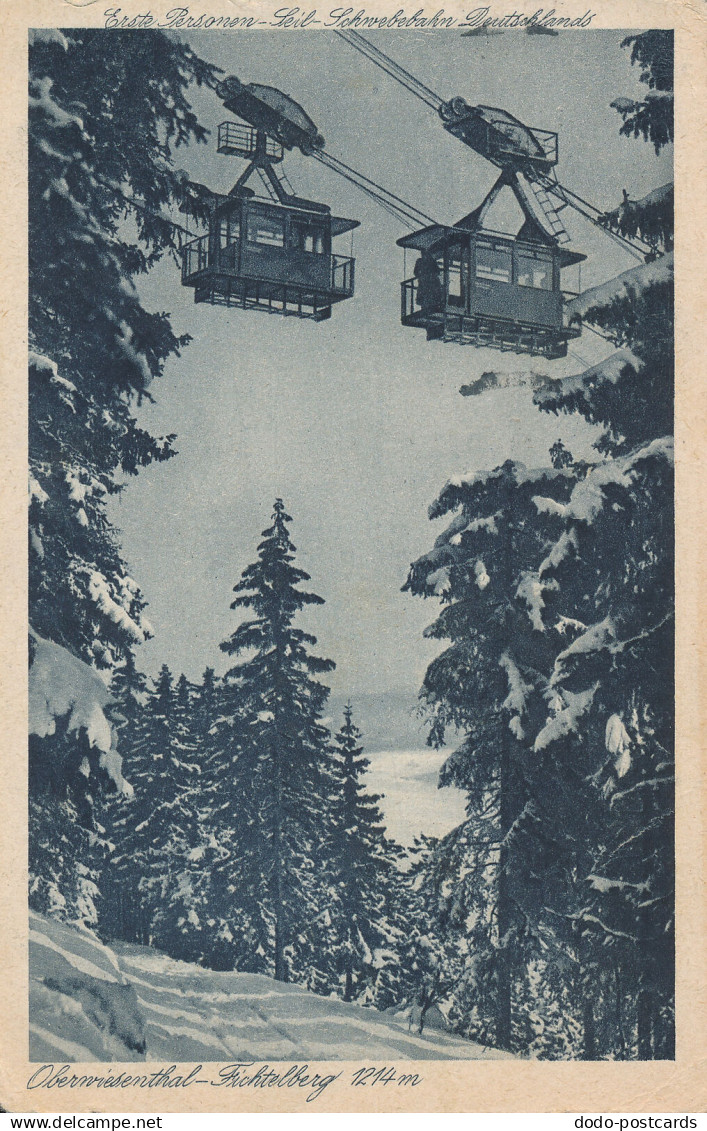 PC53100 Erste Personen Seil Schwebebahn Deutschlands. Oberwiesenthal Fichtelberg