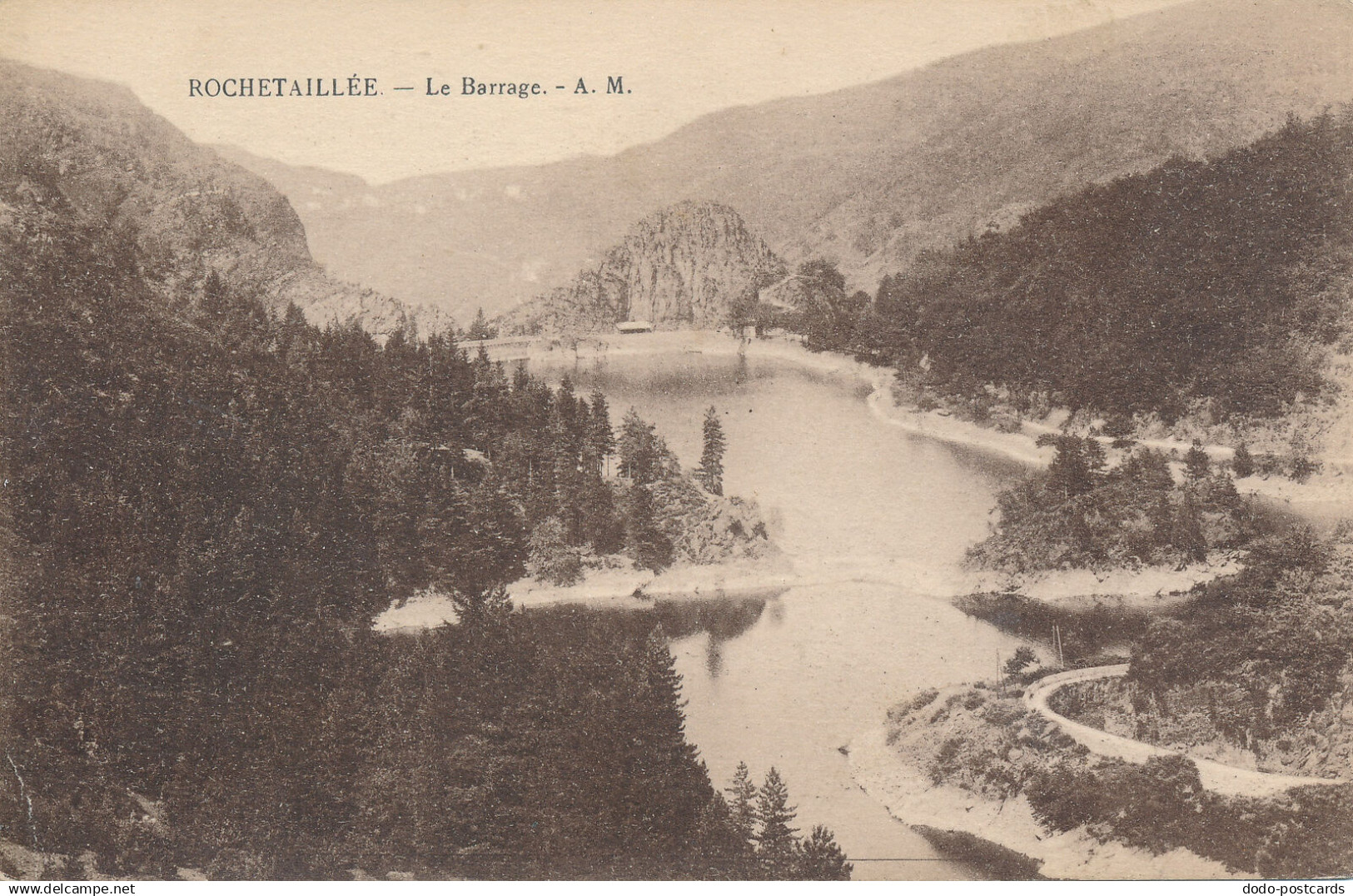 PC54674 Rochetaillee. Le Barrage. A. Monnier