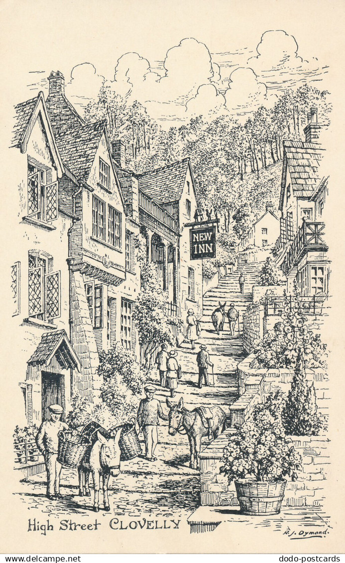 PC55267 High Street. Clovelly