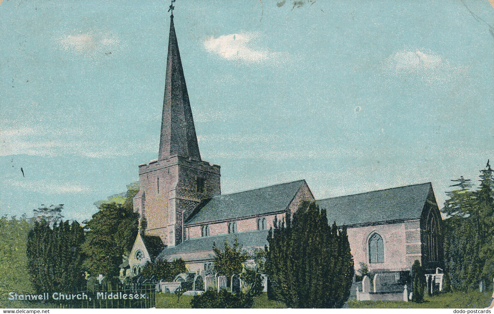 PC68178 Stanwell Church. Middlesex. 1907