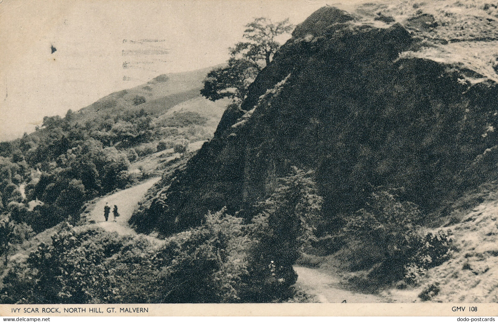 PC69136 Ivy Scar Rock. North Hill. Gt. Malvern. Jarrold. 1954
