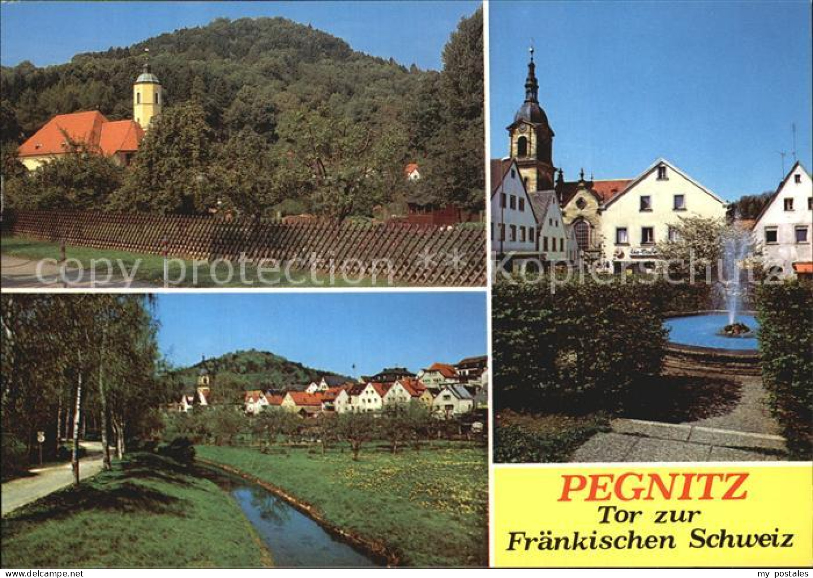 Pegnitz Kirche Brunnen