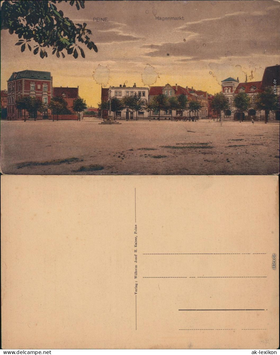 Peine Hagenmarkt Ansichtskarte 1912