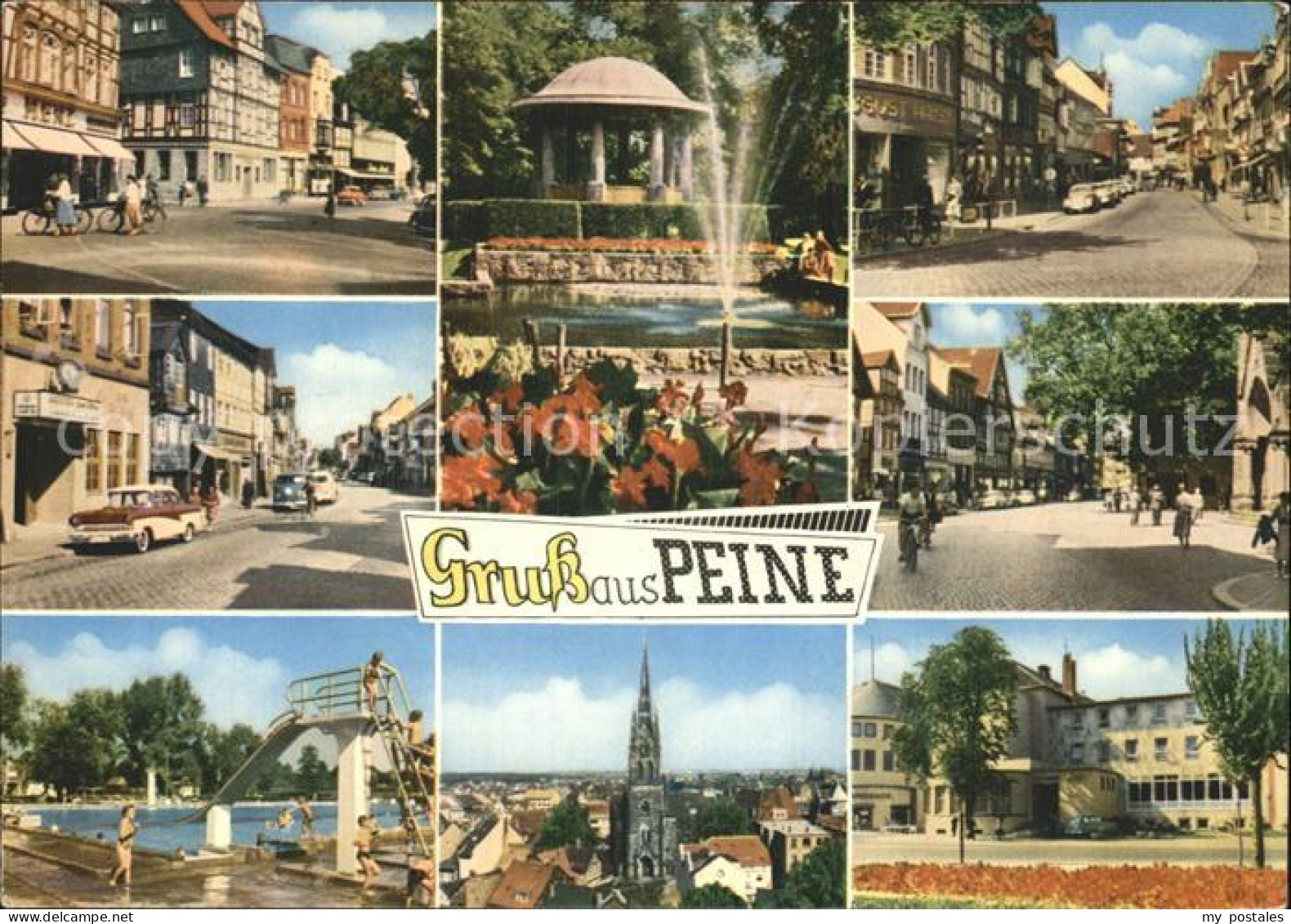 Peine Park Schwimmbad Kirche