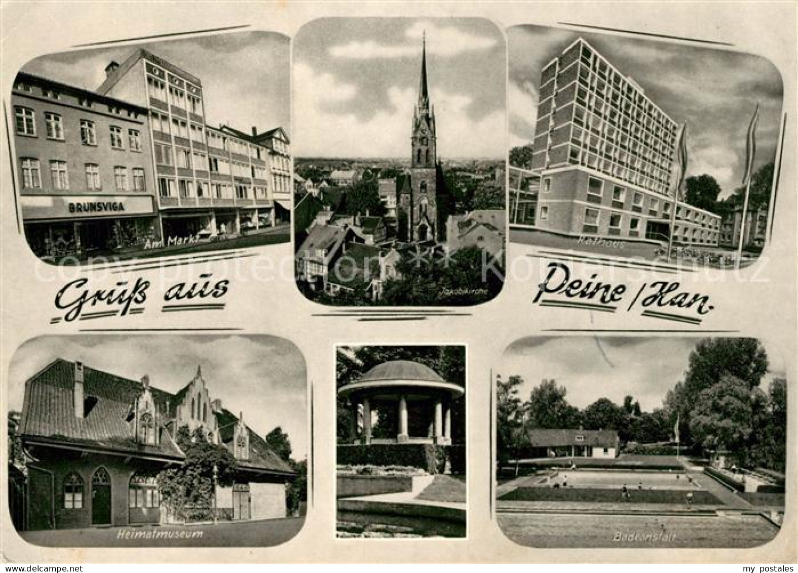 Peine Rathaus Schwimmbad Marktplatz Heimatmuseum