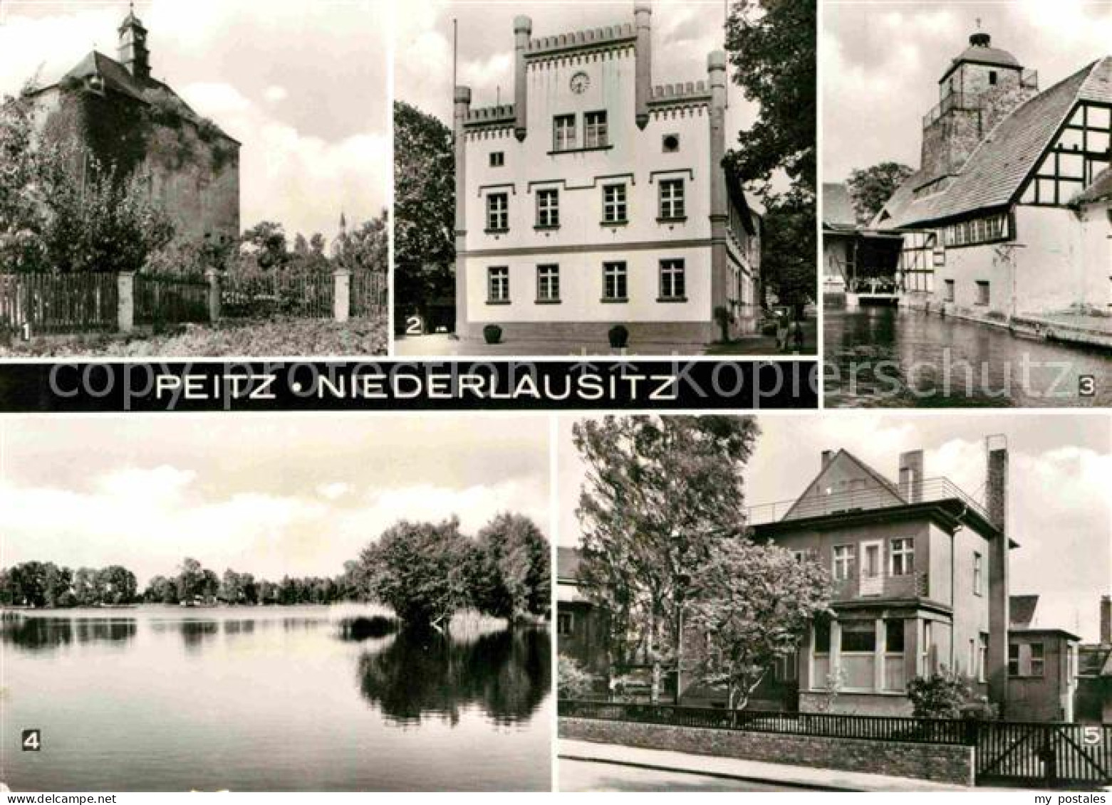 Peitz Festungsturm Rathaus Hammerwerk Peitzer Teiche Ambulatorium