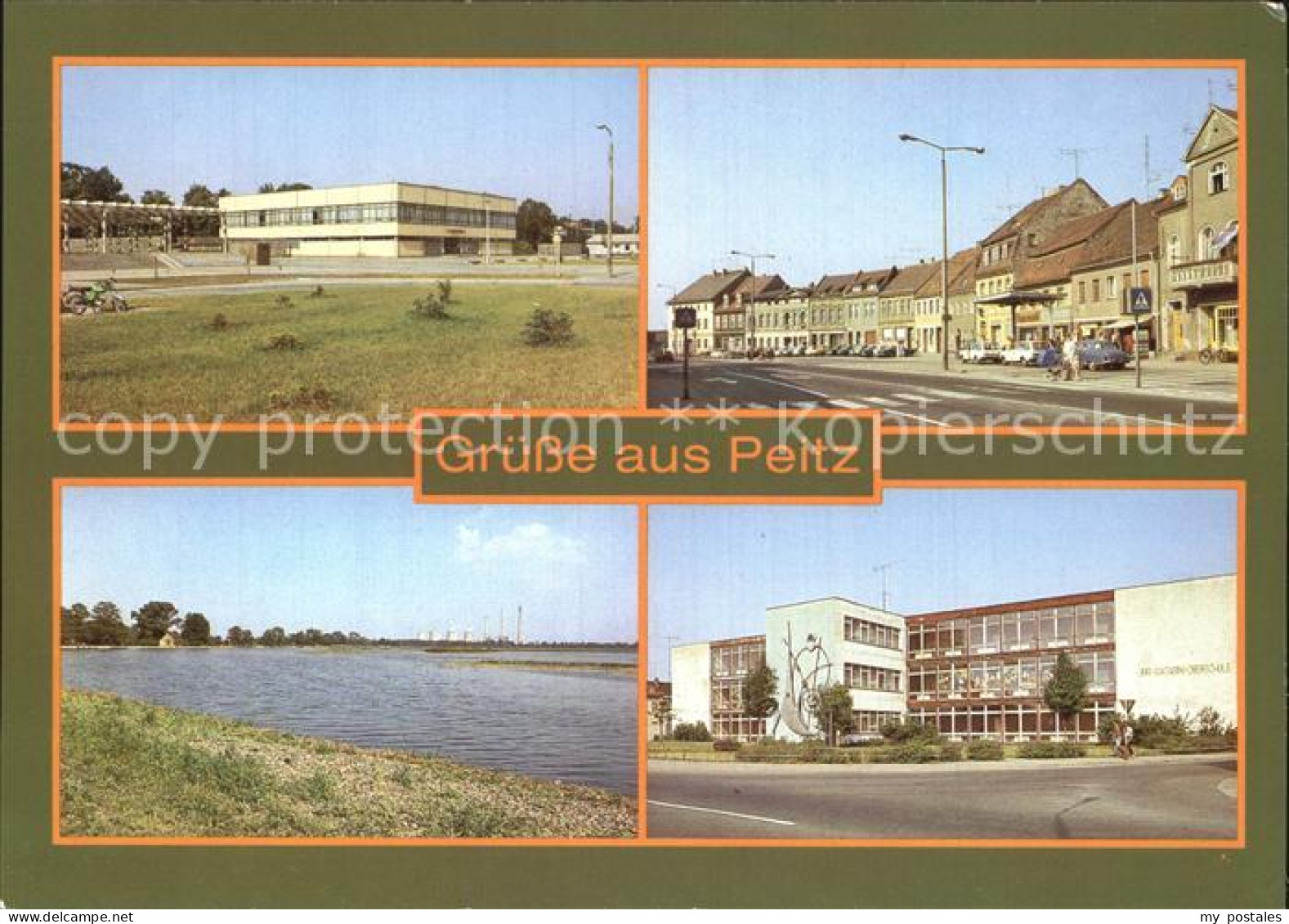 Peitz HO Gaststaette Fischteich Hauptstrasse Juri Gagarin Oberschule