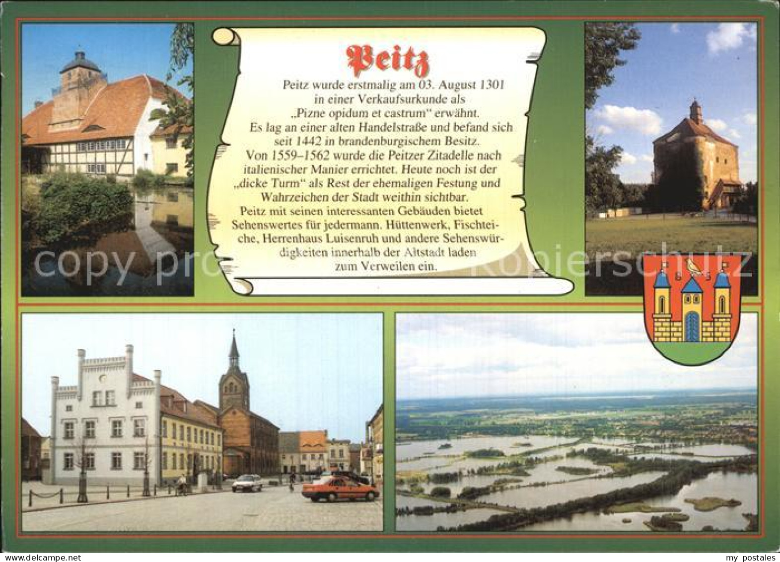 Peitz Huettenmuseum Festung Rathaus Teichlandschaft