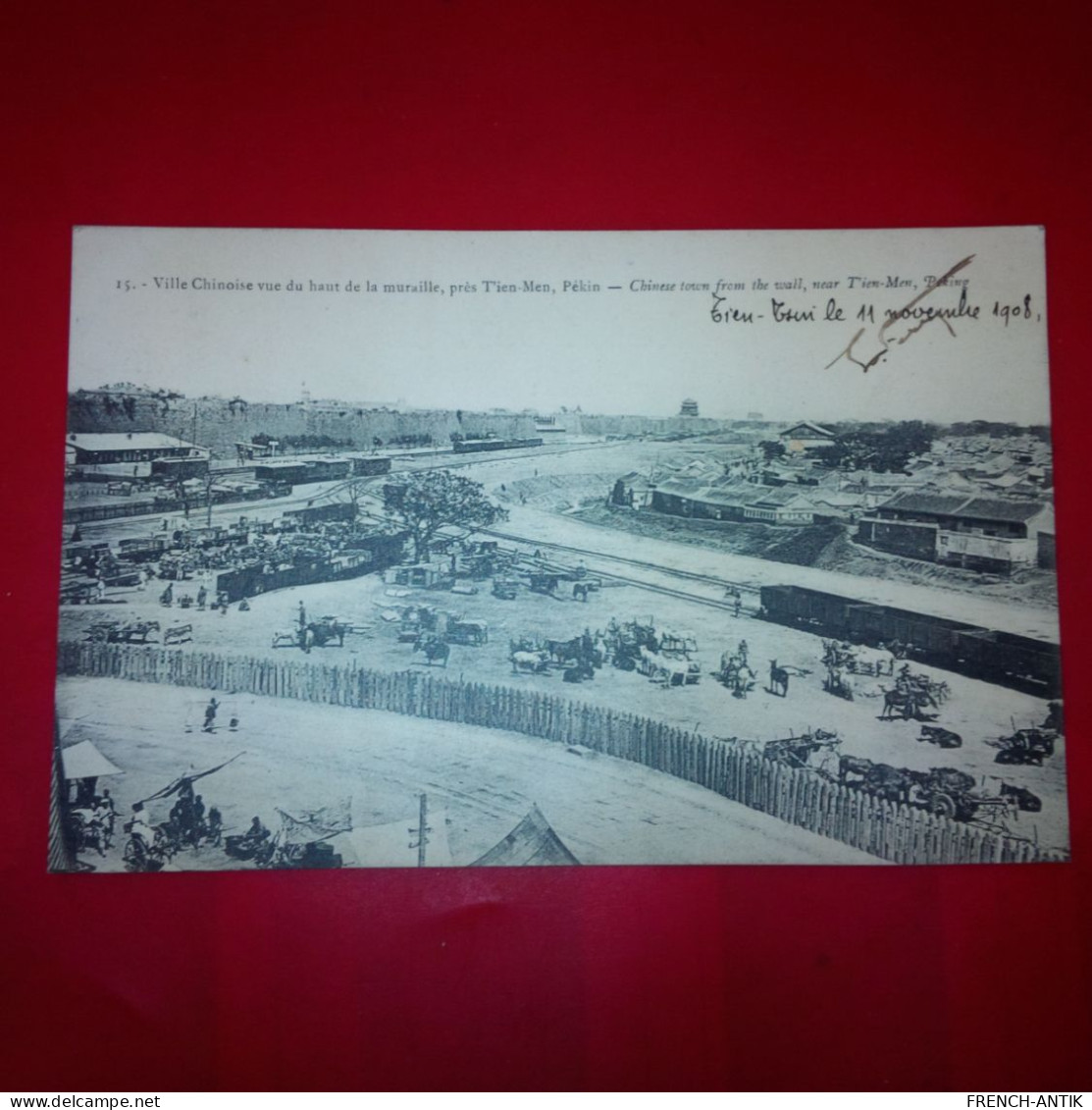 PEKIN VUE DU HAUT DE LA MURAILLE