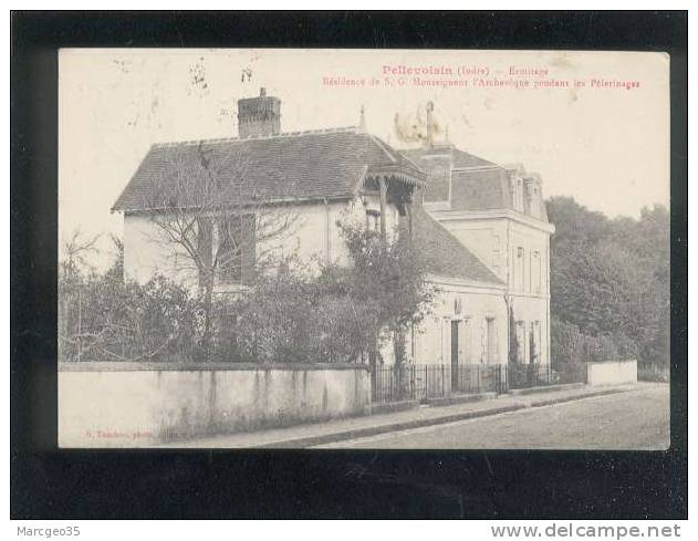 pellevoisin ermitage édit.tanchou timbre d'alexandrie à bord du bateau "lotus"  belle carte