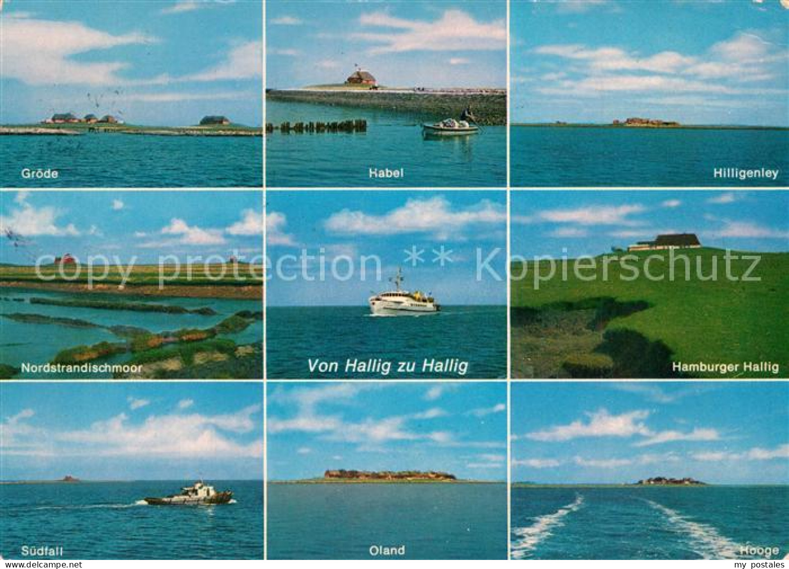 Pellworm Halligen der Nordsee Faehre