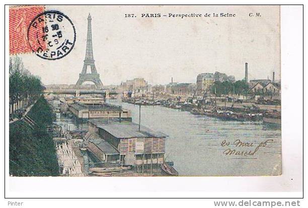 PENICHE - PARIS - bords de la Seine