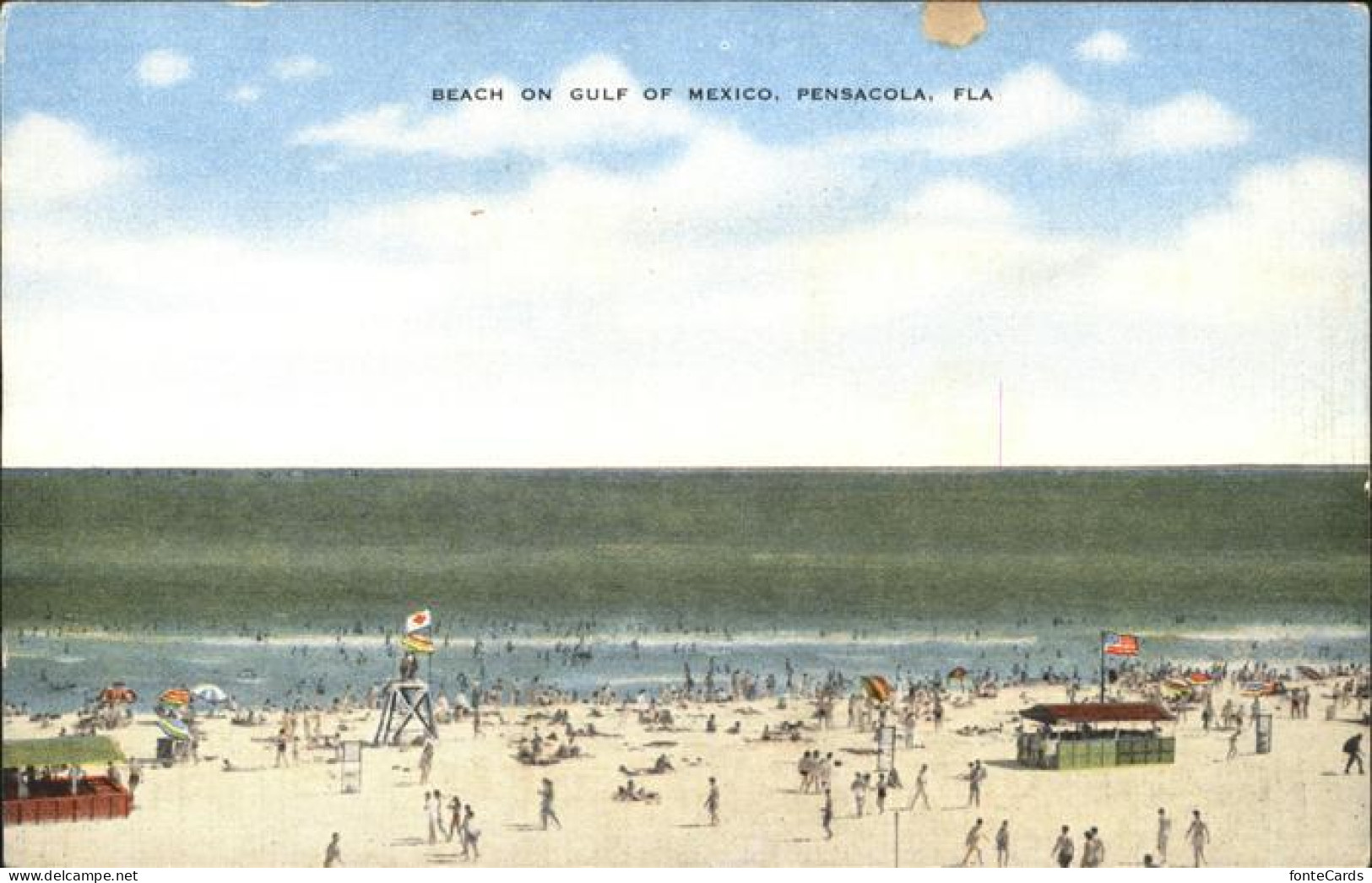 Pensacola Beach on Gulf of Mexico