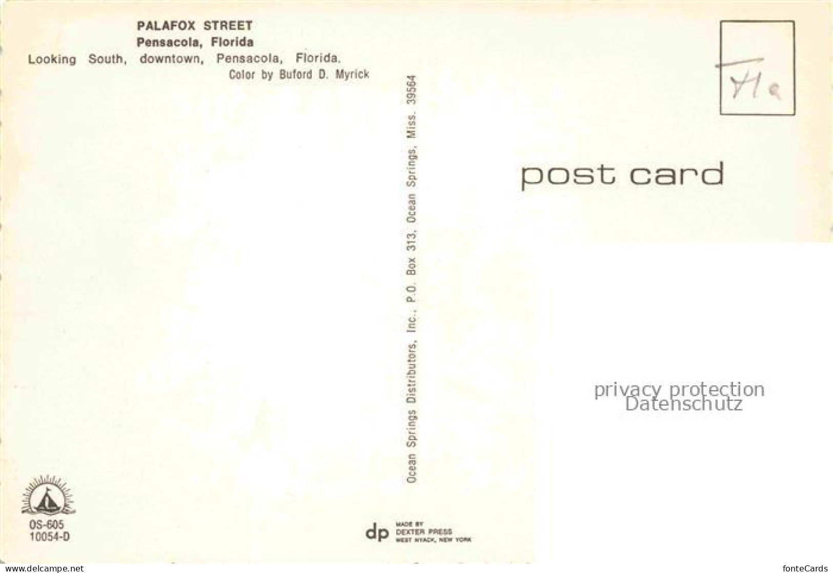 Pensacola Florida USA Palafox Street