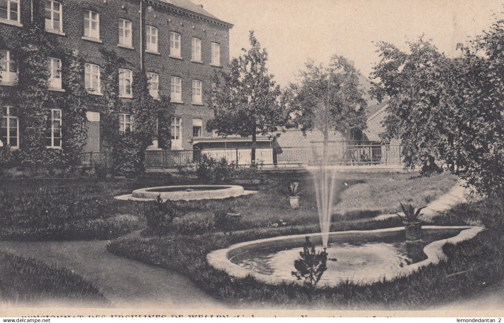Pensionnat des Ursulines de Wellen - Vue extérieur et Jardin