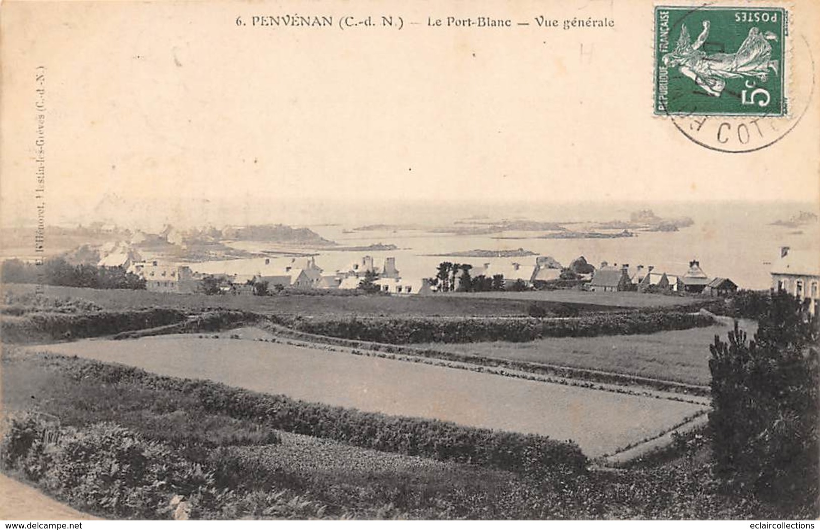 Penvenan      22        Port-Blanc  Vue générale                (voir scan)