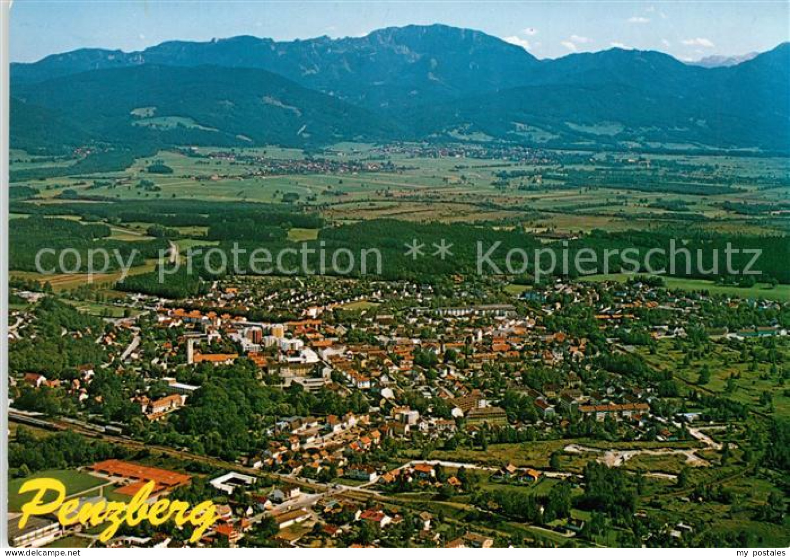 Penzberg Fliegeraufnahme