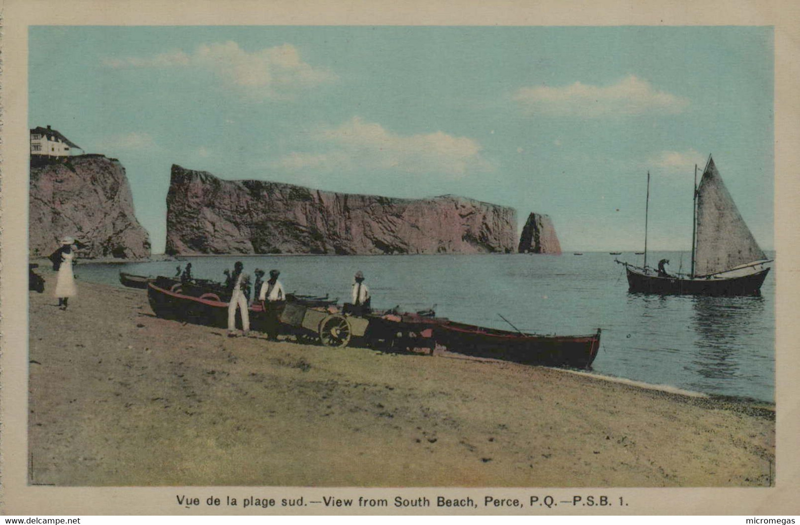 PERCE - Vue de la plage sud