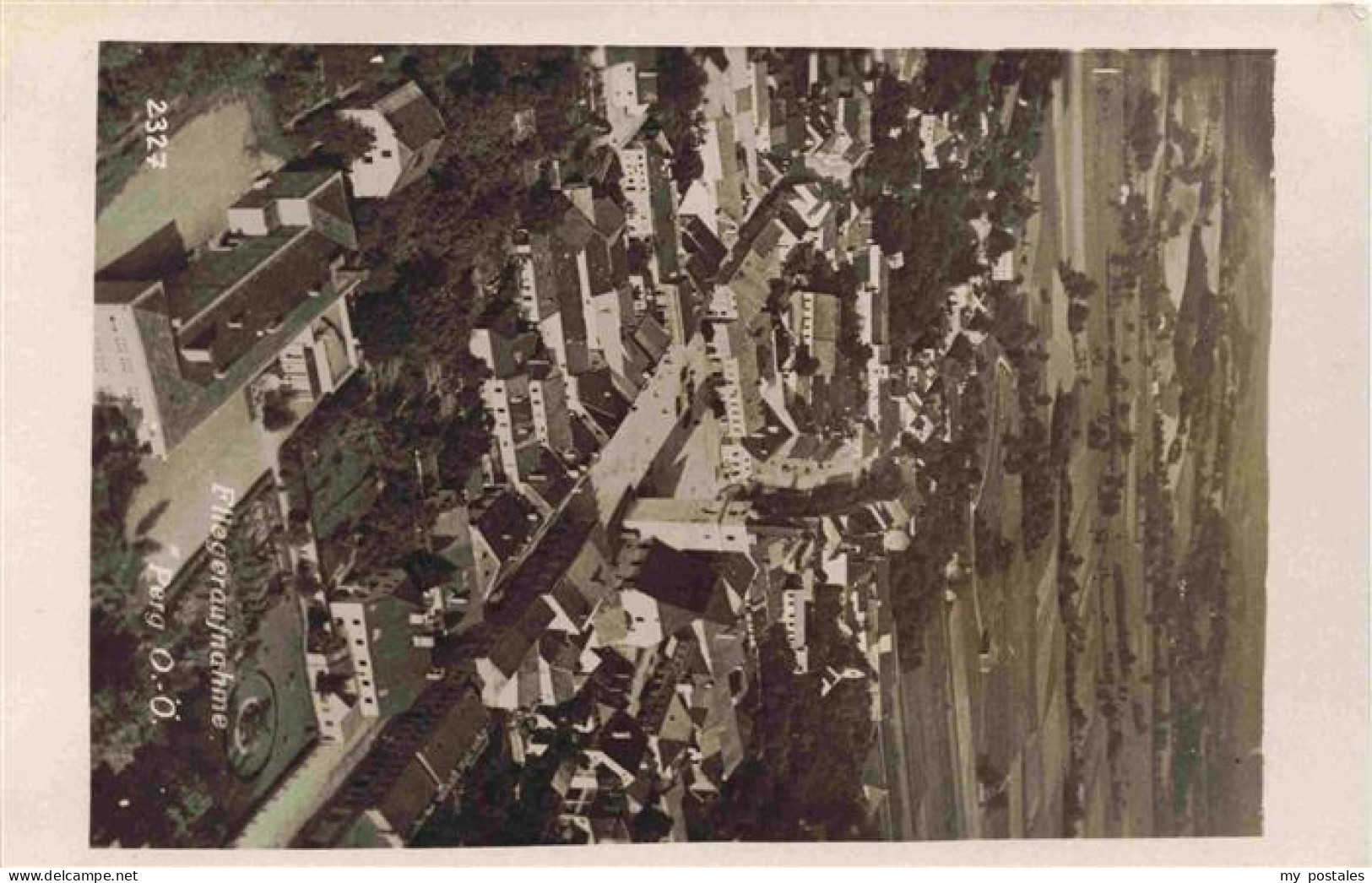 Perg Muehlviertel Oberoesterreich AT Fliegeraufnahme