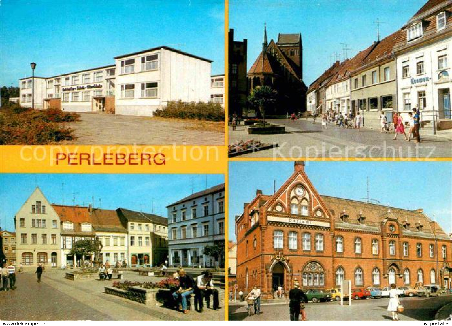 Perleberg Geschwister Scholl Oberschule Grosser Markt Post