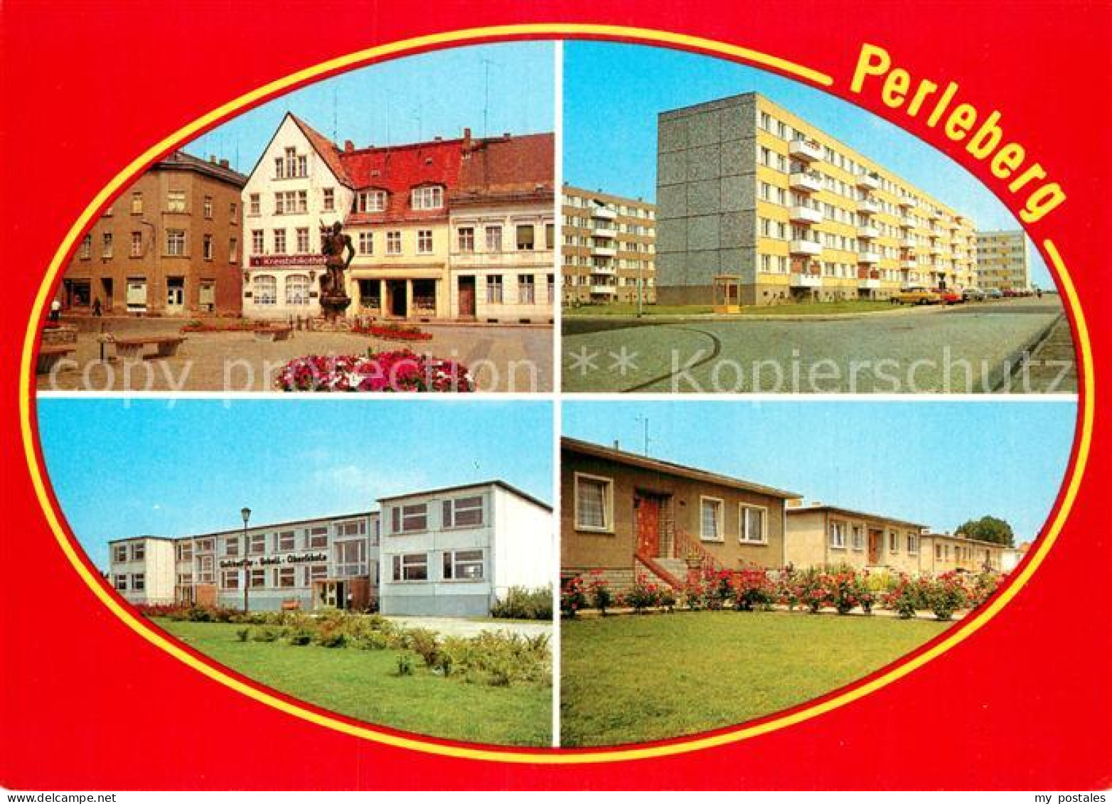 Perleberg Gr Markt Heinrich Heine Str Geschwister Scholl Oberschule Dergenthiner