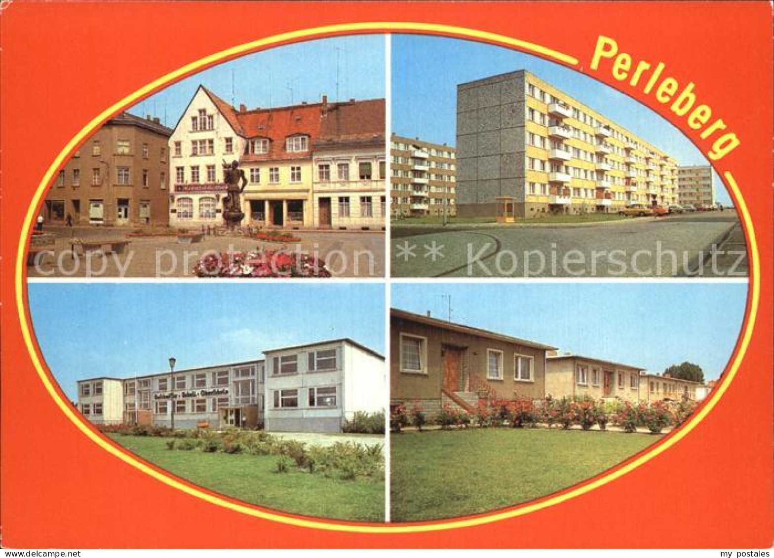 Perleberg Grosser Markt Heinrich Heine Strasse Geschwister Scholl Oberschule