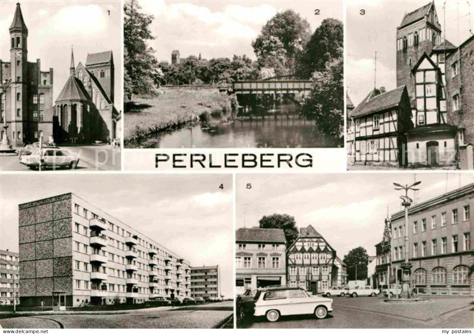 Perleberg Rathaus Stepenitz Schulgang Heinrich-Heine-Strasse Schuhmarkt