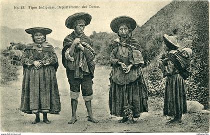 Peru Cusco Indigenous Types